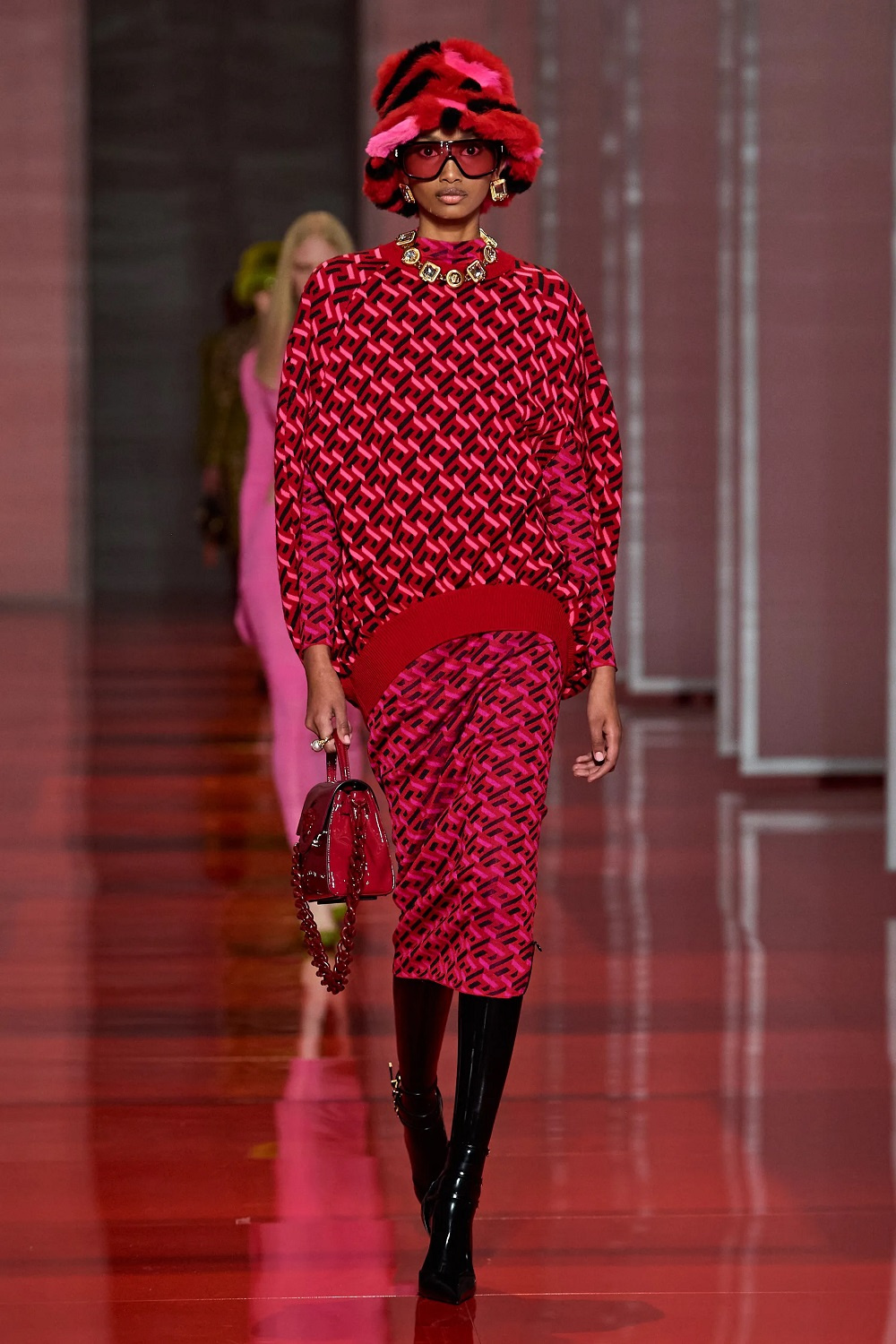 スカート VERSACE Women Skirts 10113961A122361RB30 Red versace skirt Red | eBay